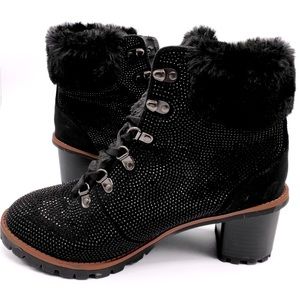 Nanette Lepore Women’s Anais Black Ankle Boots Size 9